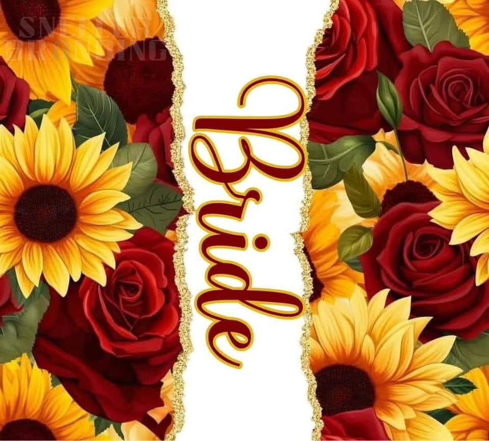 Bridal Party Sunflowers & Roses