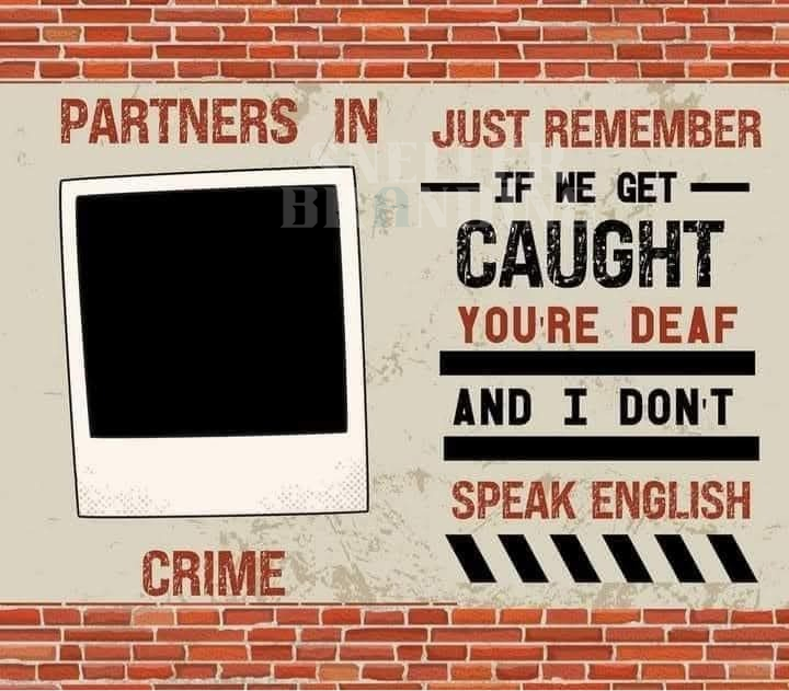 Partners In Crime Custom Photos