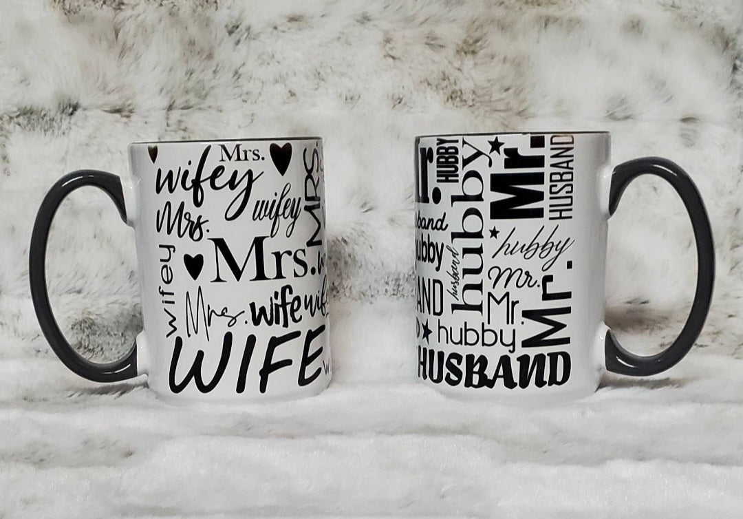 Hubby & Wifey Mug Set