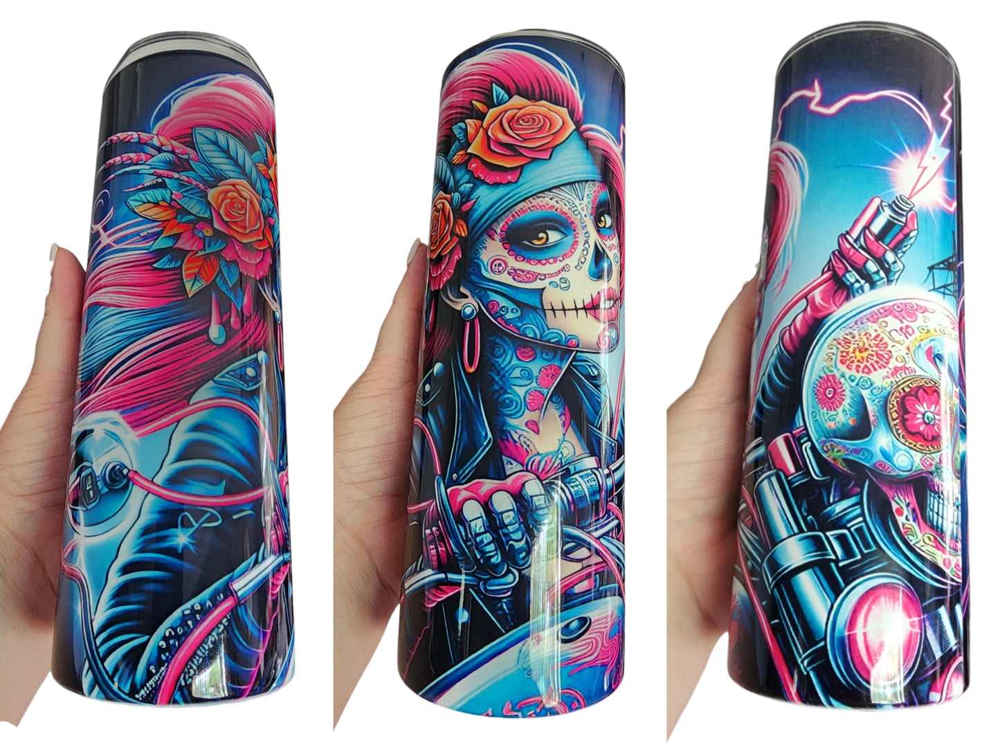 Sugar Skull Lady Biker v2