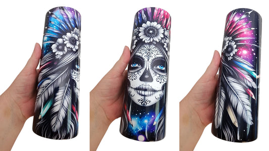 Floral Hexes Sugar Skull