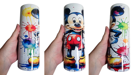 Mickey Mouse Paint Splatter